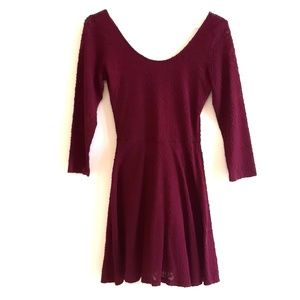 Abercrombie and Fitch Scoop Neck Skater Dress